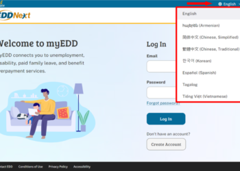 EDD Online Application Now Available in Top Eight Languages