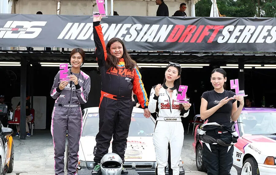 Bella Krabbe-Cañete Makes History at Women’s Drift Challenge in Indonesia