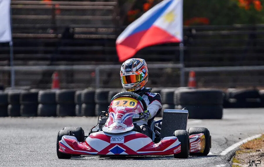 Ryan Sy Clinch 3rd Runner-Up in Asian Kart Race
