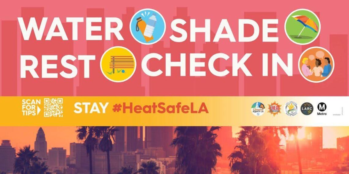 Multilingual campaign across LA to prepare for 1st summer heat wave