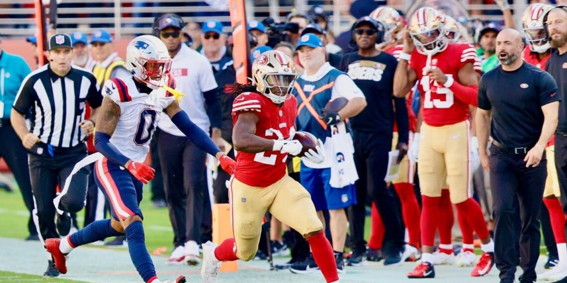 49ers defeat Patriots, 30-13