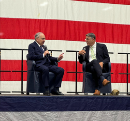 Fireside chat advocates for rules-based international order