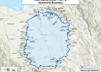 Medfly Quarantine in Portion of Santa Clara County